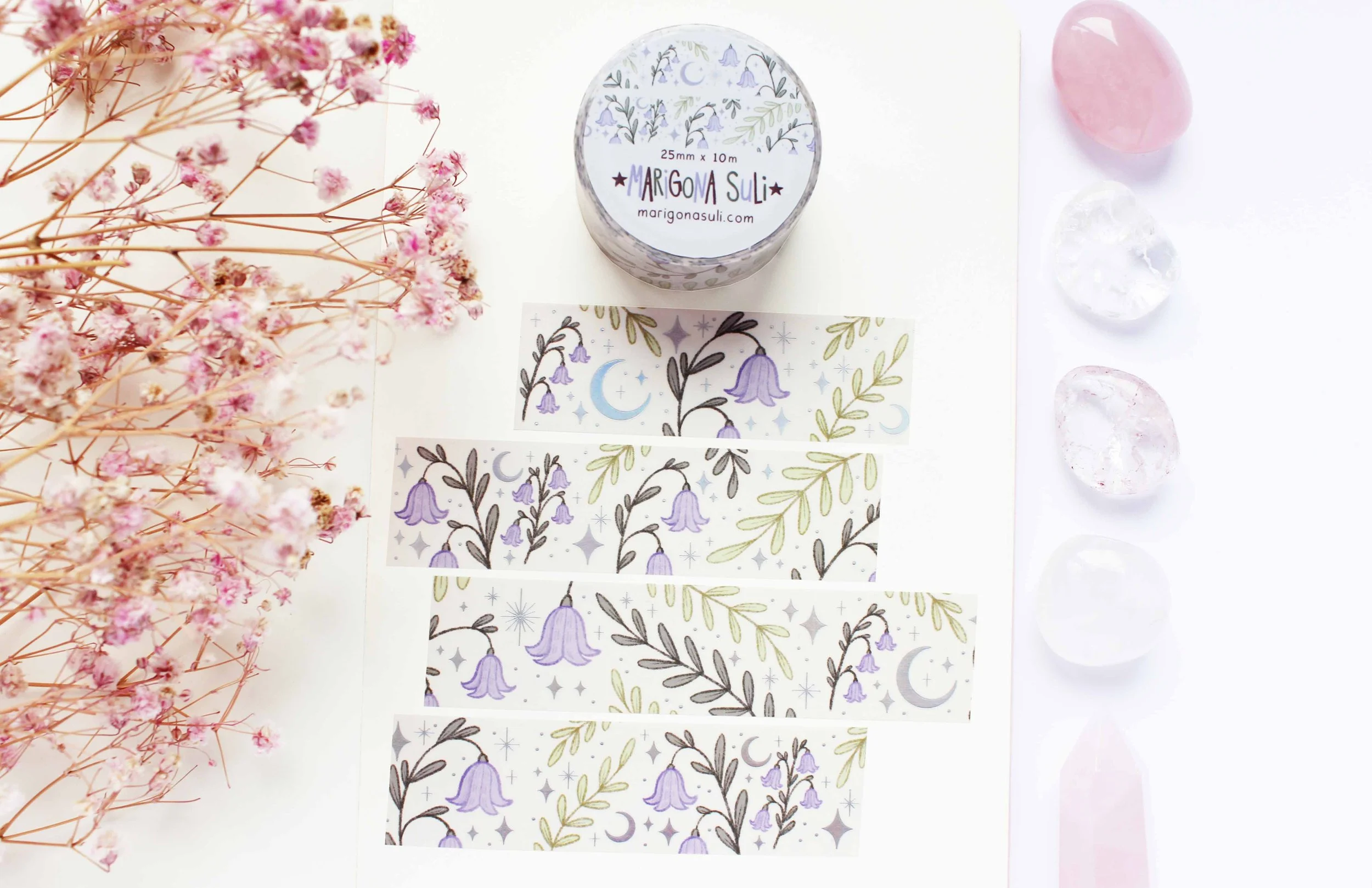 Bluebell Washi Tape, Sticker Sheet, Bullet Journal, Planner, Bujo, Scrapbook, Sticker, Stationery, Paper, Washi, Witchy, Halloween, MArigona Suli Magical, Witch, Magic copy.jpg