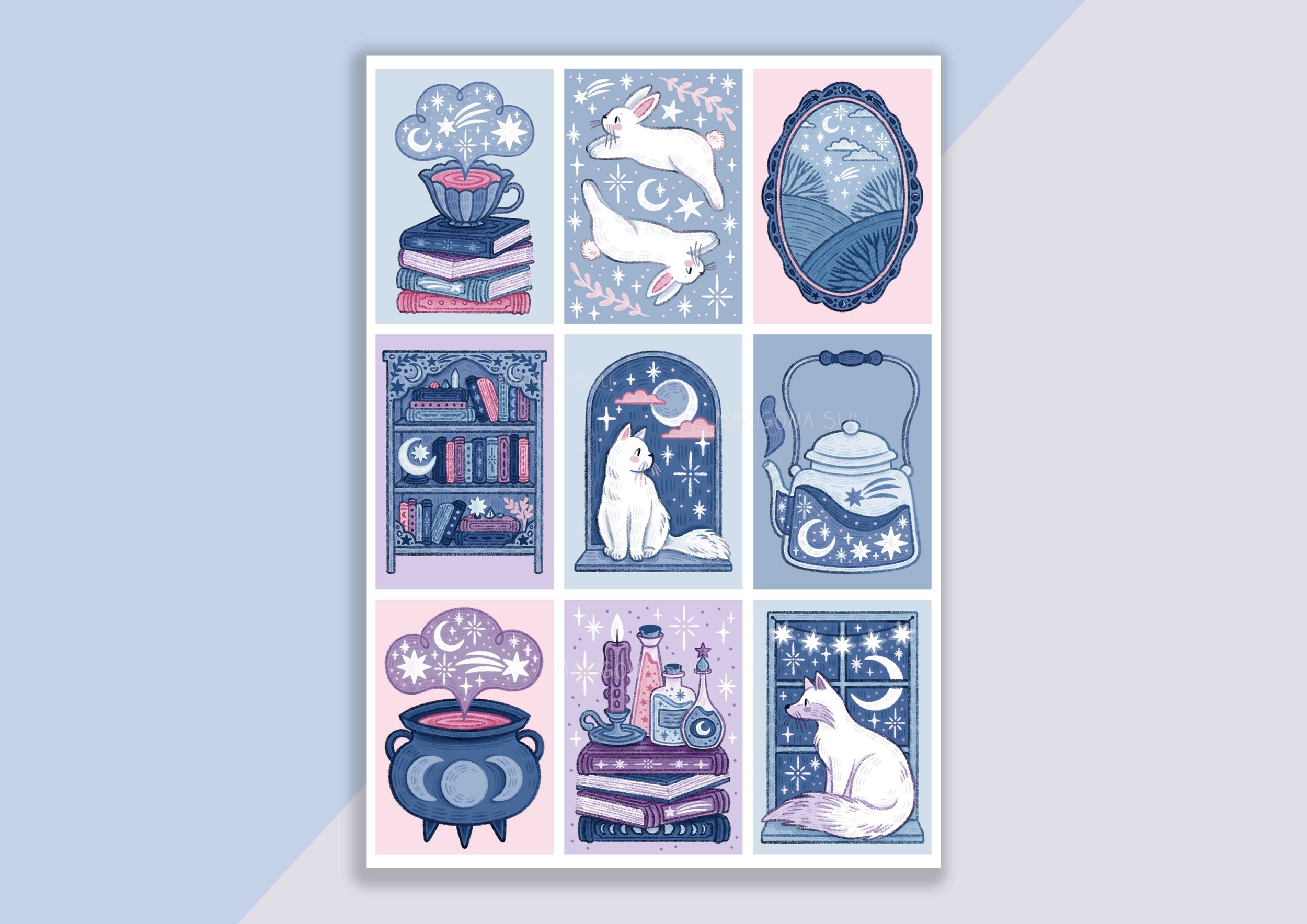 Celestial Illustrations Print