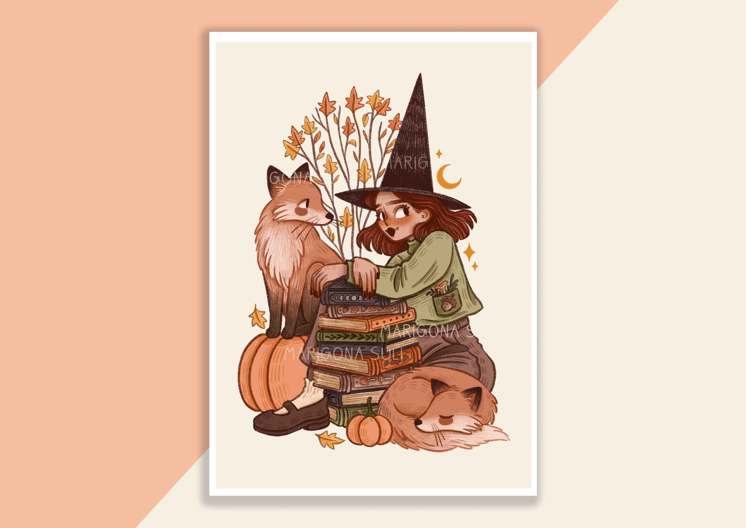 Witch And Foxes Print.jpg