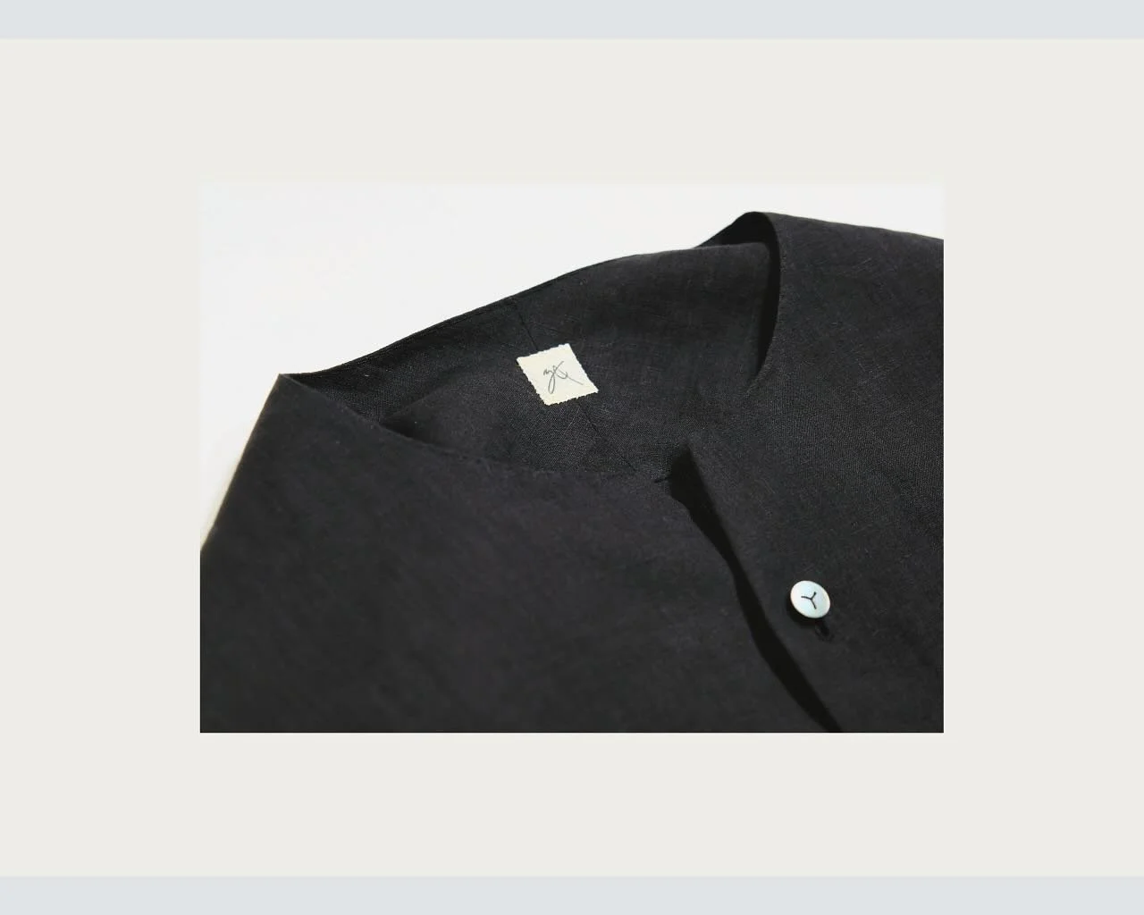 Crewneck shirt #yasutokimura #thomasmason #linenshirt