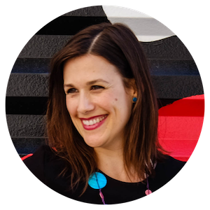 Portrait of German-Italian woman smiling