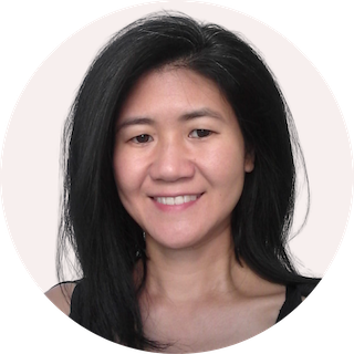Smiling client portrait