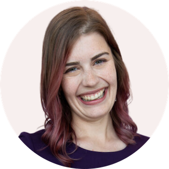 Smiling client portrait