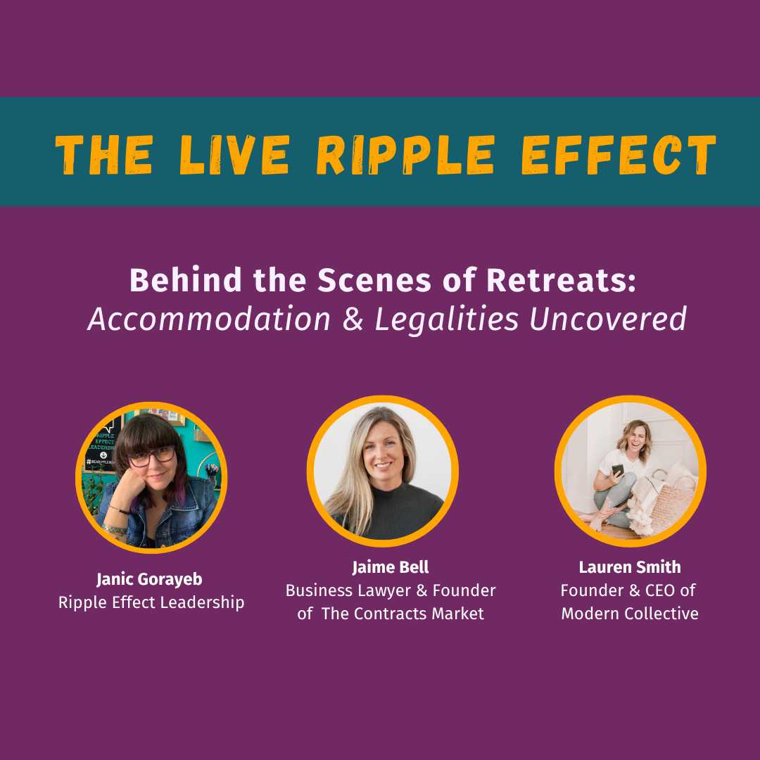 a behind-the-scenes look at building retreats, with jaime bell and lauren smith sharing their expertise on accommodations and legalities across Ontario and British Columbia. 