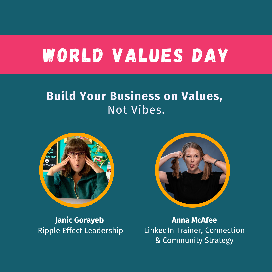 a conversation about what it actually looks like to build a business where your values aren't an afterthought, they're the whole blueprint.