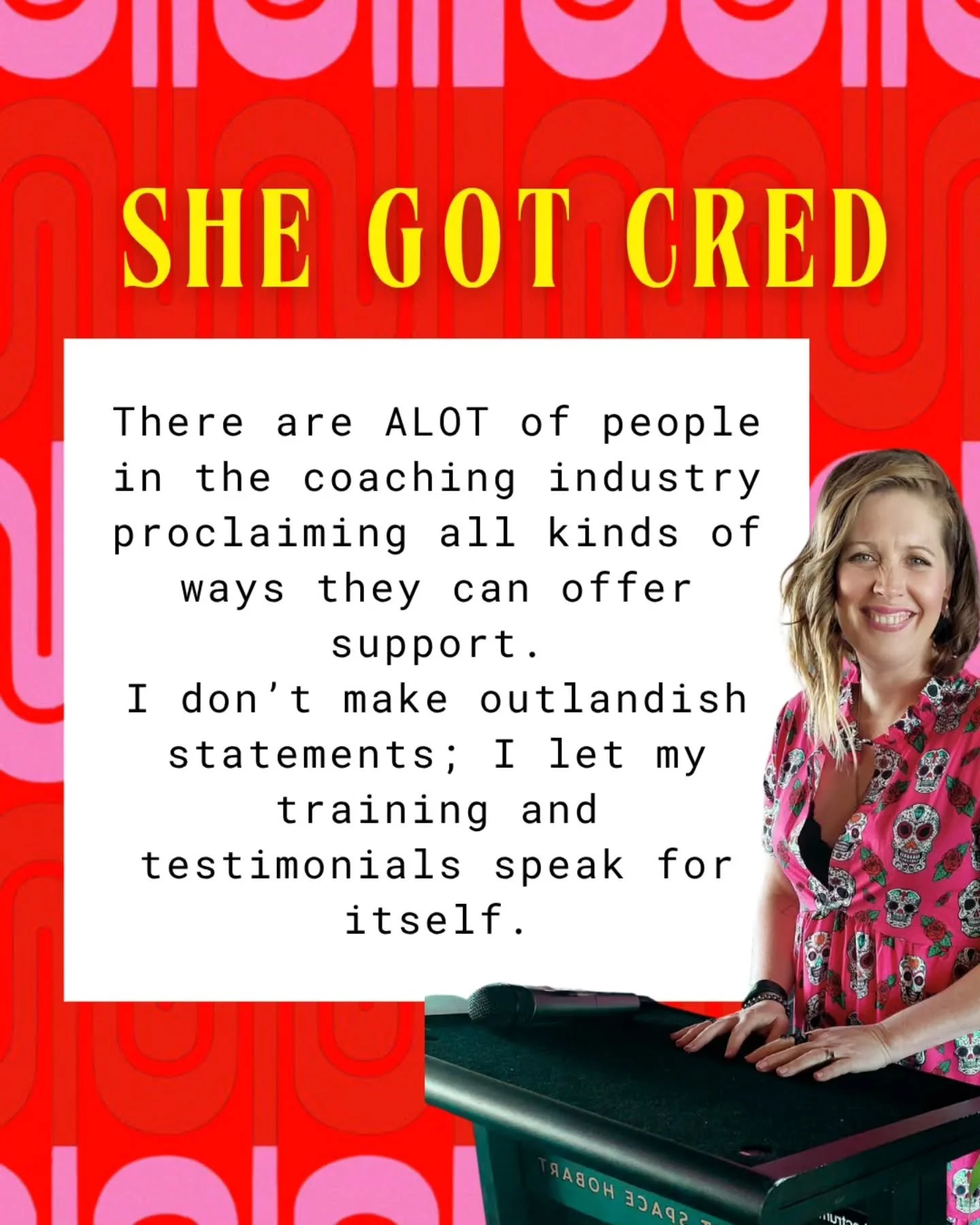 Babes, 

I'm not into making outlandish click bate statements to draw attention to my work. 

I let my training and testimonials speak for themselves. 

X,
Tao