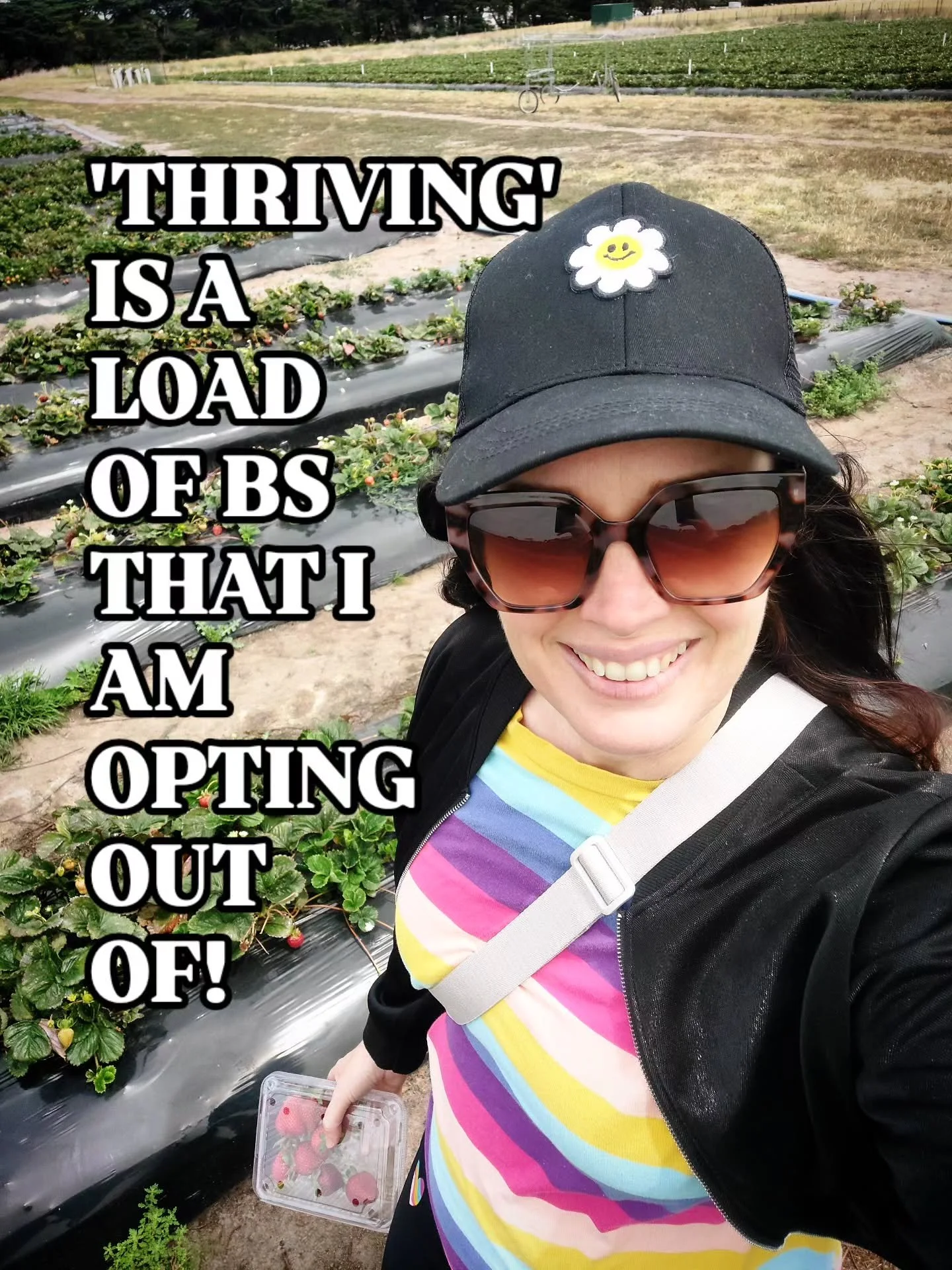Babes, I'm done chowing down on the culture of 'thriving'. It was, in all honesty, killing me. 

Slowly and sneakily, it was draining me of all that bought love, laughter, excitement, creativity, wonder, pleasure, and spontaneousness into my life. 

