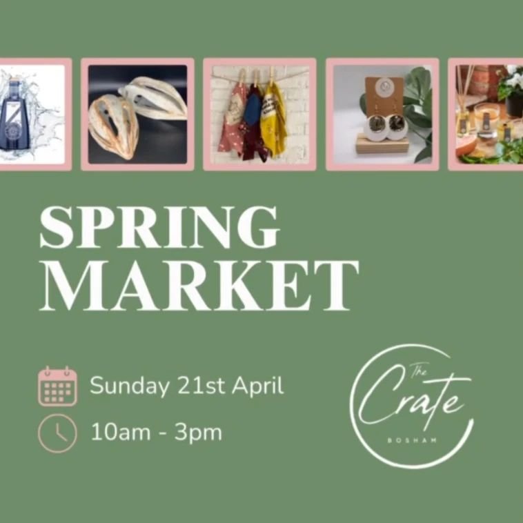 Spring market tomorrow 10am til 2pm. Pop along and say hi 👋🌊

@thecratecafe 
#bosham #chichester #seaglassjewellery #beachjewellery #recycledjewellery #handmadejewelleryuk #springmarket