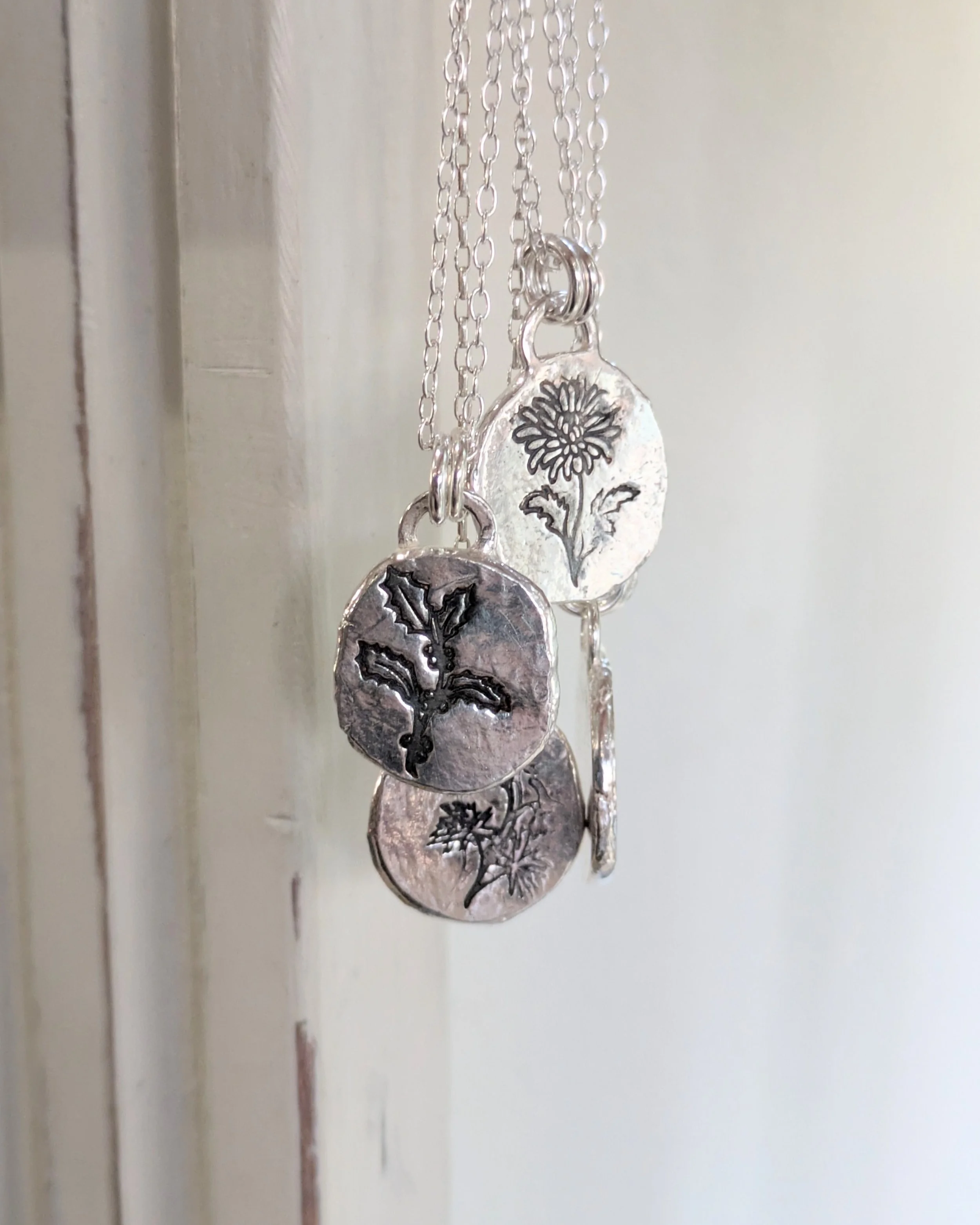 Flower Pendant. Birth month