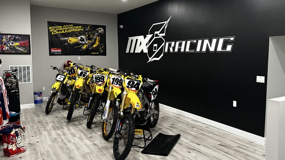 Even though we are sad to see a local sign shop close its doors we are stoked on the takeover @mx6.racing This 18&rsquo; die cut logo looks so badass in the front office 
.
.
.
.
#dbgraphics #wrappedbydb #dbbylooker #looker #lookervinylco #wrapped #v