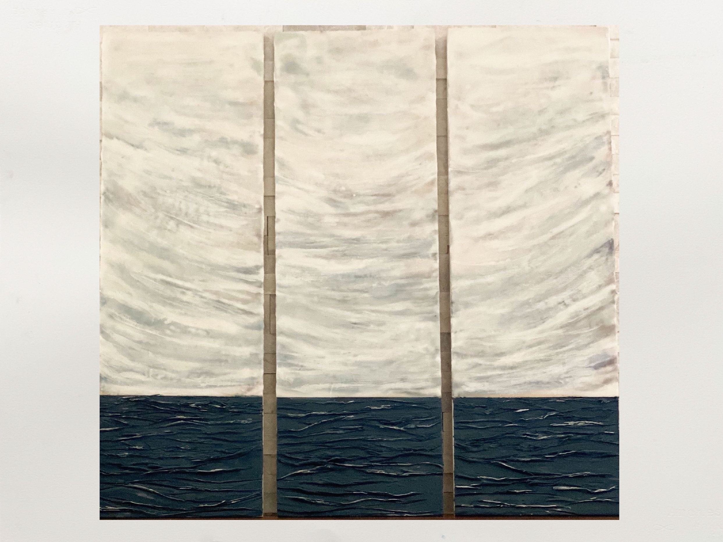 Tranquility at Sea | Encaustic