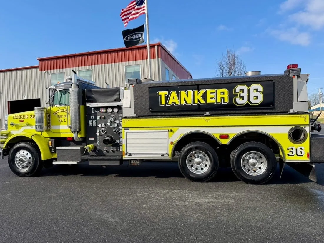 🔥 TANKER 36 is BACK 🔥

Today, members welcomed Tanker 36 home from Fire Line Equipment in New Holland, PA after several months of refurbishment.

Our Pierce Peterbilt has proudly served RFC since 1999 and has now received several upgrades&mdash;inc