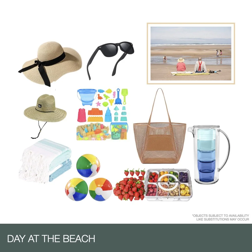 Day at The Beach Life Skill Station