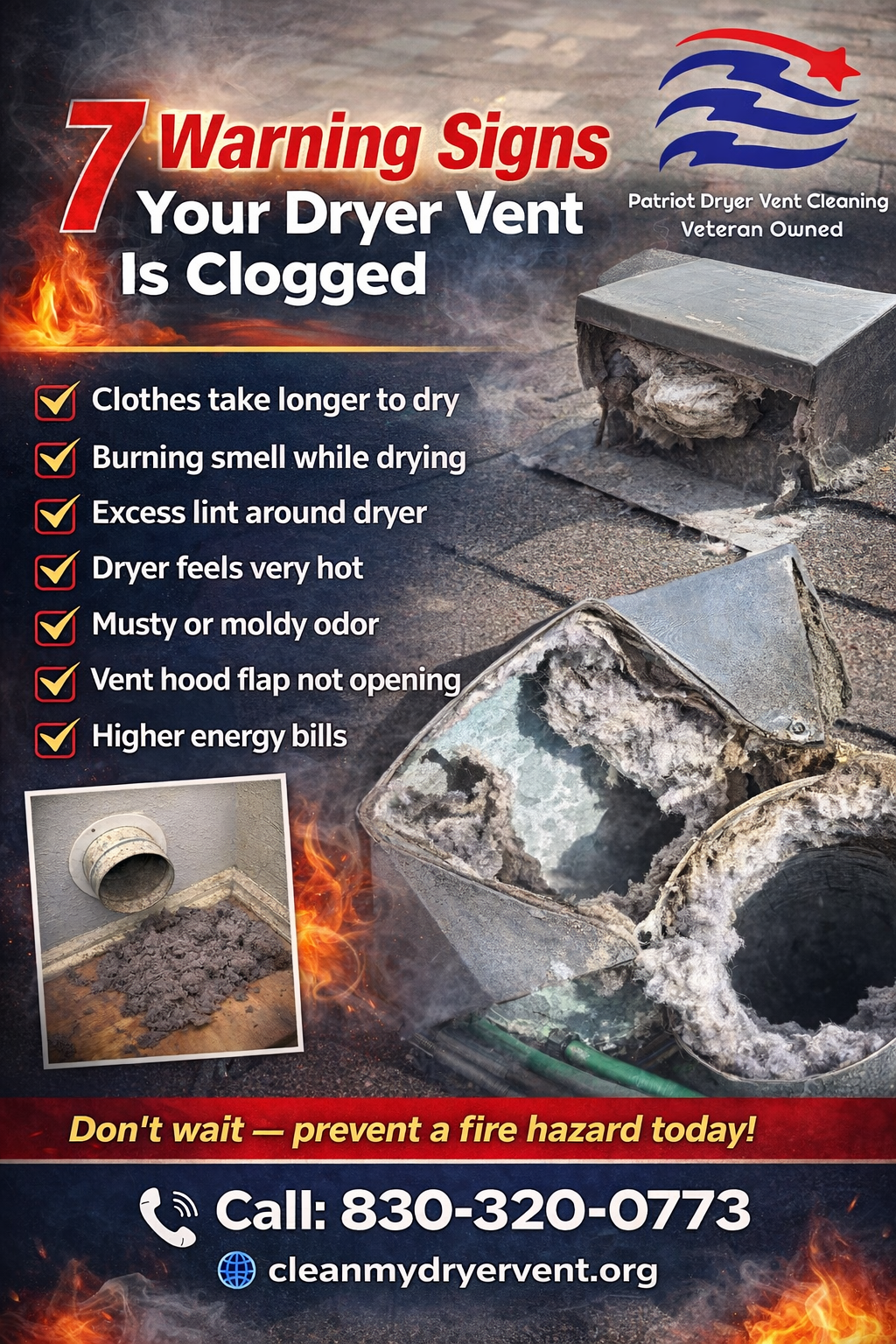 🚨 7 Warning Signs Your Dryer Vent Is Clogged (Don’t Ignore These!)