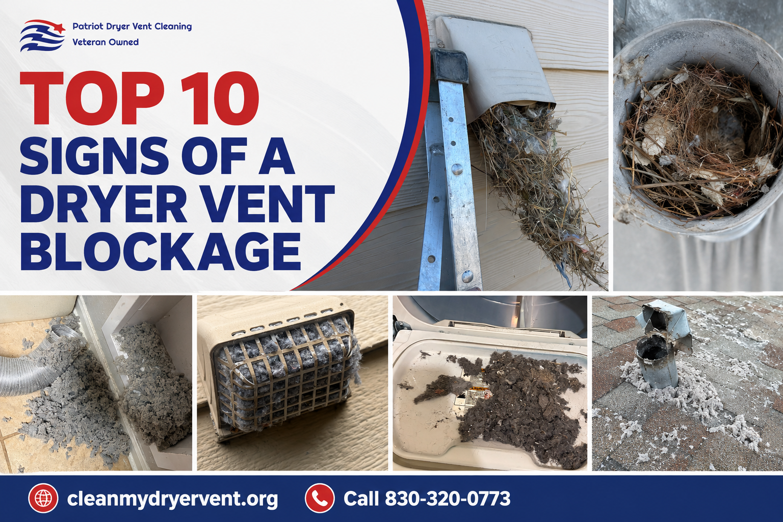 Top 10 Signs of a Dryer Vent Blockage