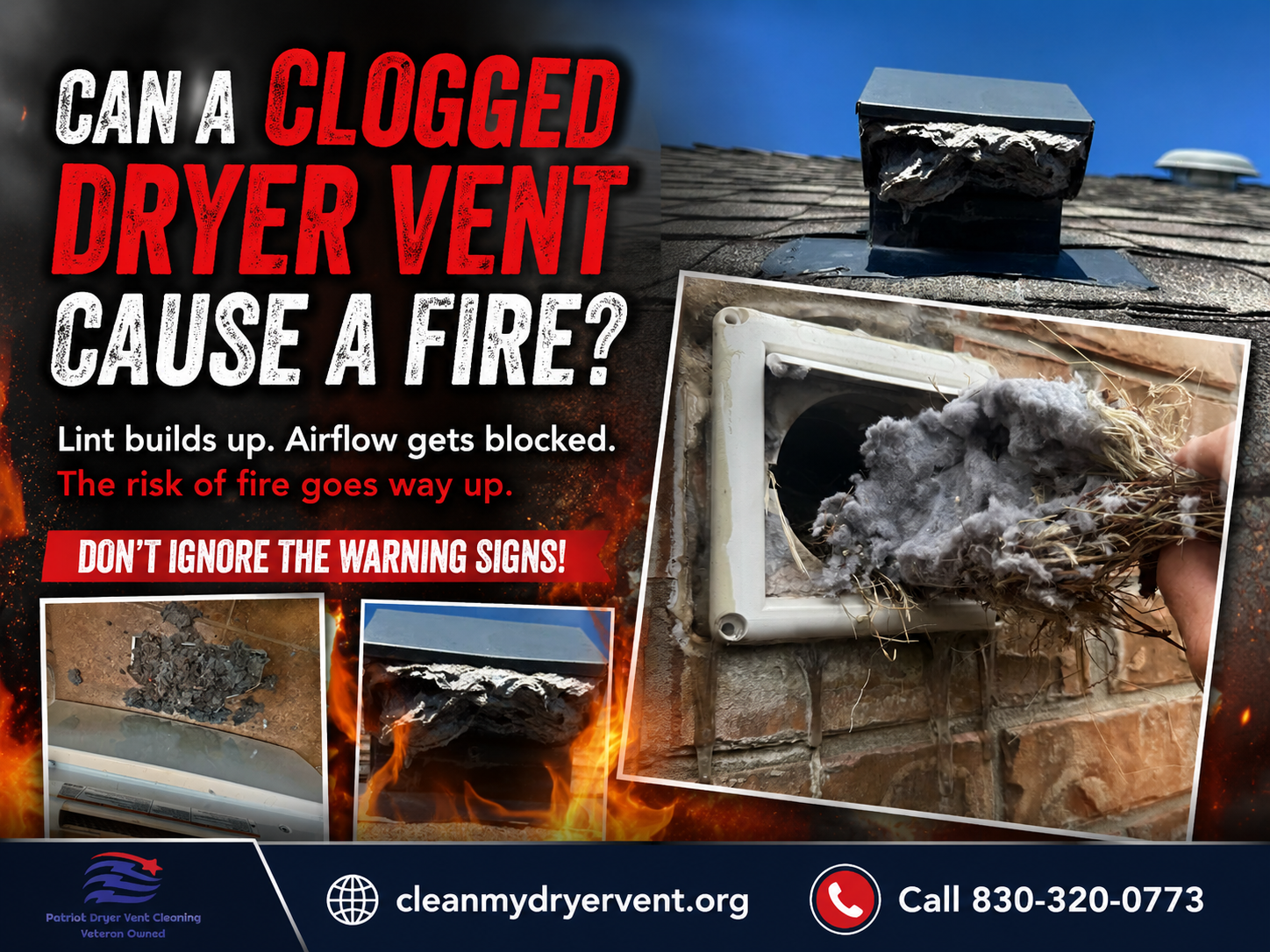 Can a Clogged Dryer Vent Cause a Fire?