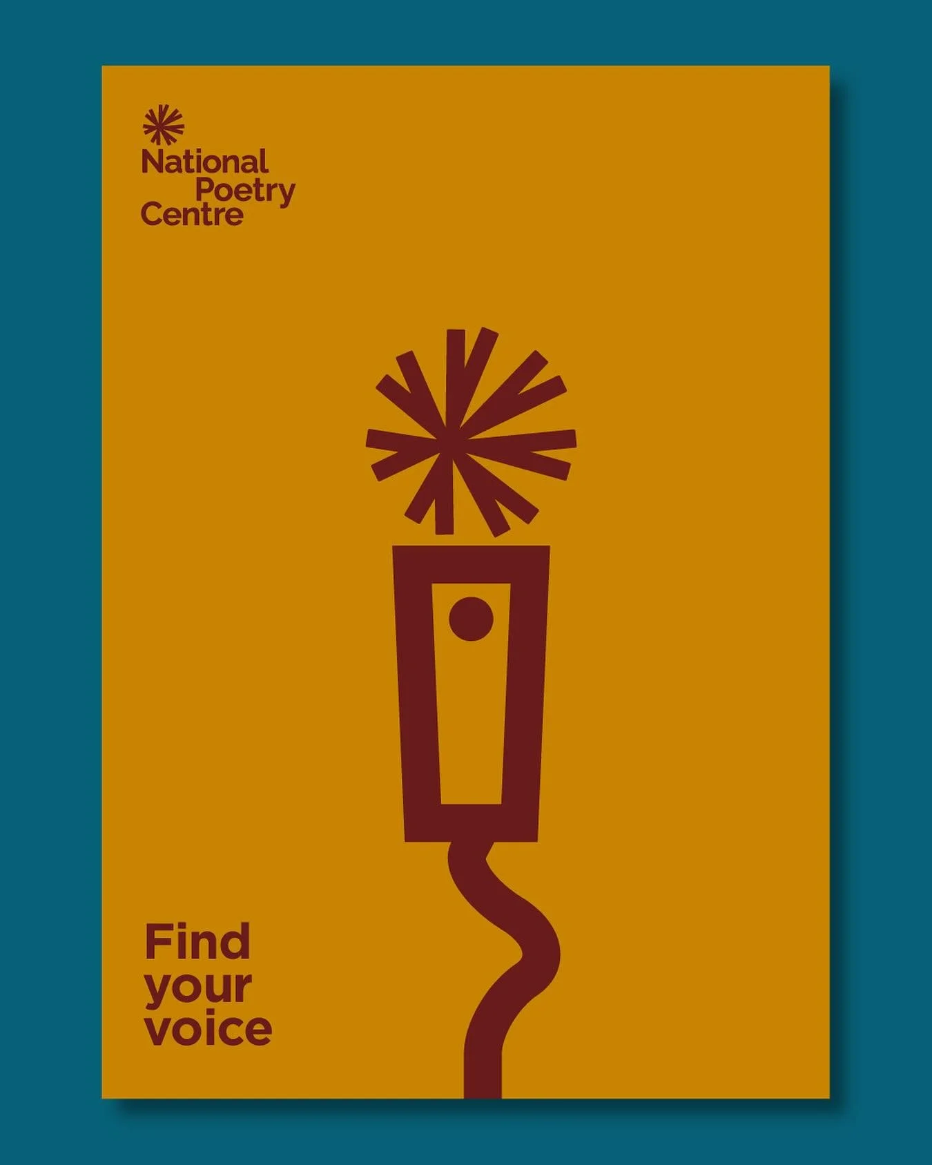 Feels v fitting to share some recent work for @nationalpoetrycentre today, National Poetry Day! We&rsquo;ve refreshed the centre&rsquo;s brand identity - retaining the emblem from their old logo but making it work harder and in more dynamic ways. 

W