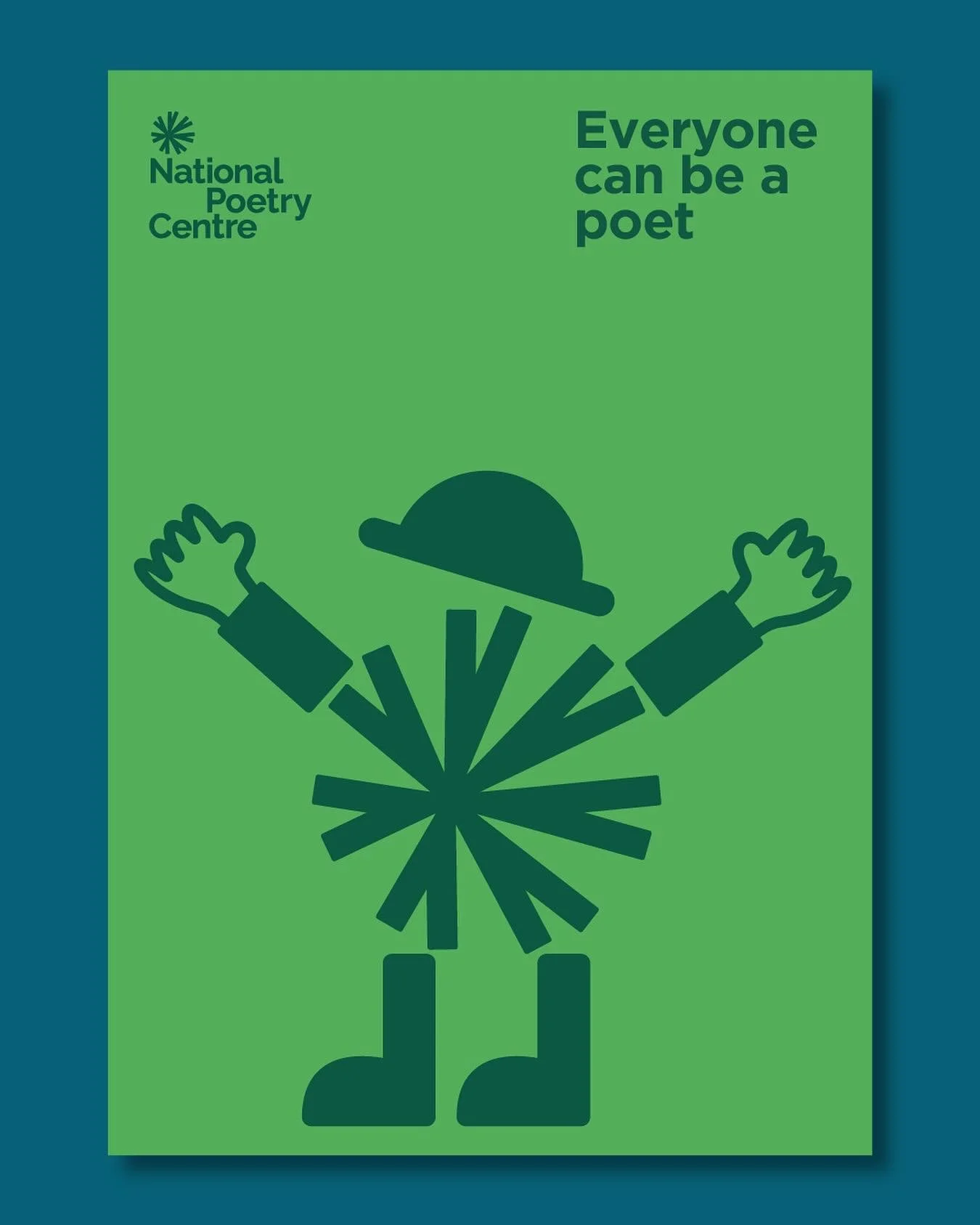 Feels v fitting to share some recent work for @nationalpoetrycentre today, National Poetry Day! We&rsquo;ve refreshed the centre&rsquo;s brand identity - retaining the emblem from their old logo but making it work harder and in more dynamic ways. 

W