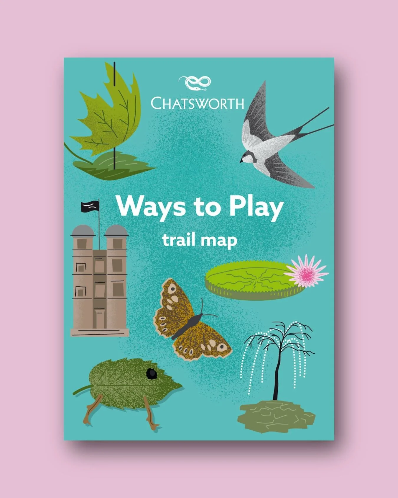 Creating lovely bits of print is our first love at Eleven HQ. We&rsquo;ve been lucky to work with @chatsworthofficial for a few years on their visitor guides. This one, Ways to Play, was given to visitors coming to the house and garden during the Pic