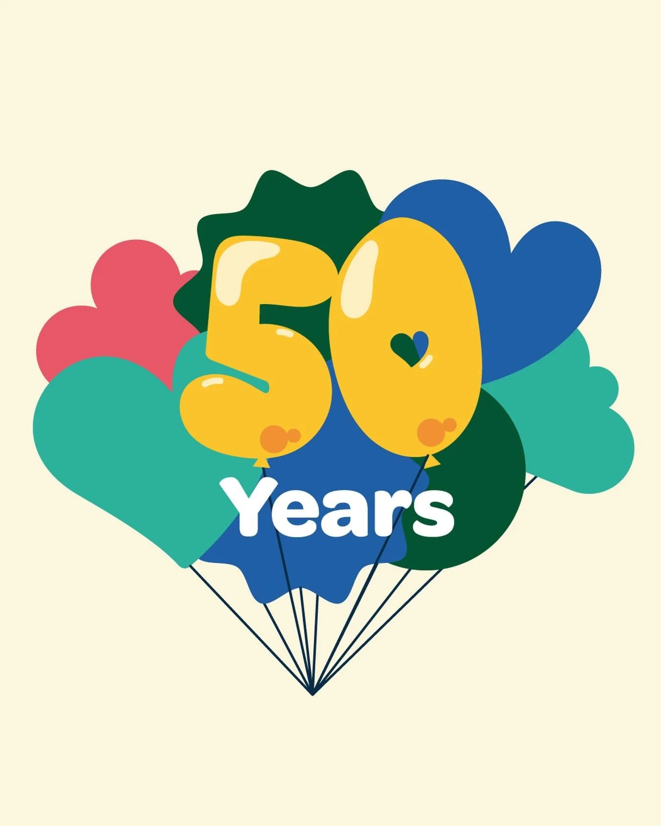 Happy 50th birthday @sheffchildrenshospitalcharity - we 💛💙 working with you! Many happy returns 🥳