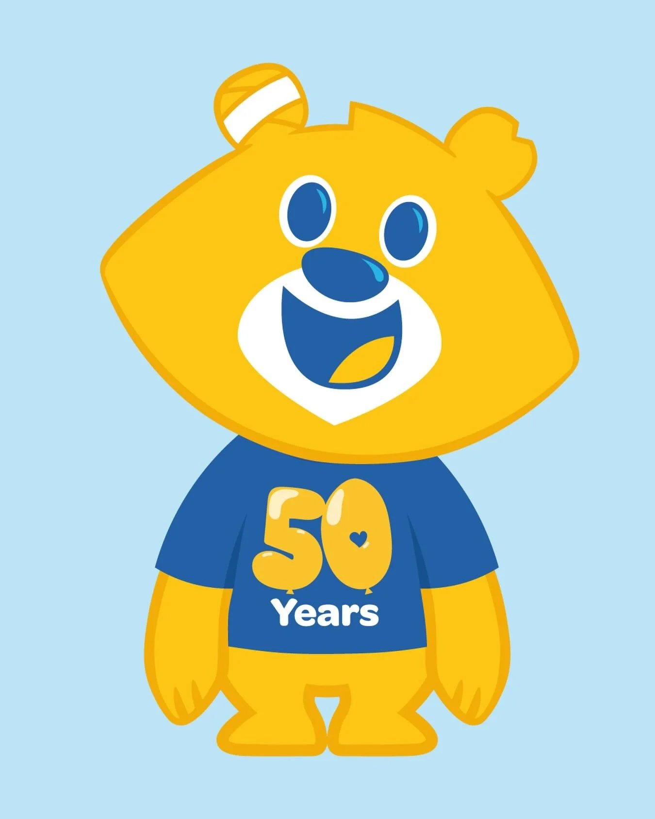 Happy 50th birthday @sheffchildrenshospitalcharity - we 💛💙 working with you! Many happy returns 🥳
