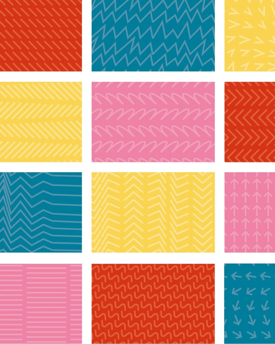 Colour is an integral part of the @shetland_arts brand. They have four core colours that are punchy and energising. And they came from references we saw on our recce around the islands. We also created a set of patterns as part of the brand toolkit, 