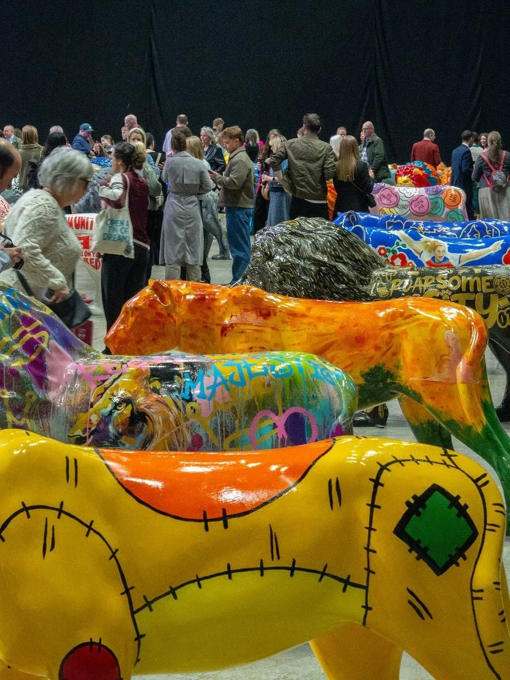 Last week we went to the preview event for @prideofyorkshiretrail where all 150 lions were shown together for the first time before they hit the streets of South Yorkshire. We&rsquo;ve been working with @sheffchildrenshospitalcharity on the pride cam