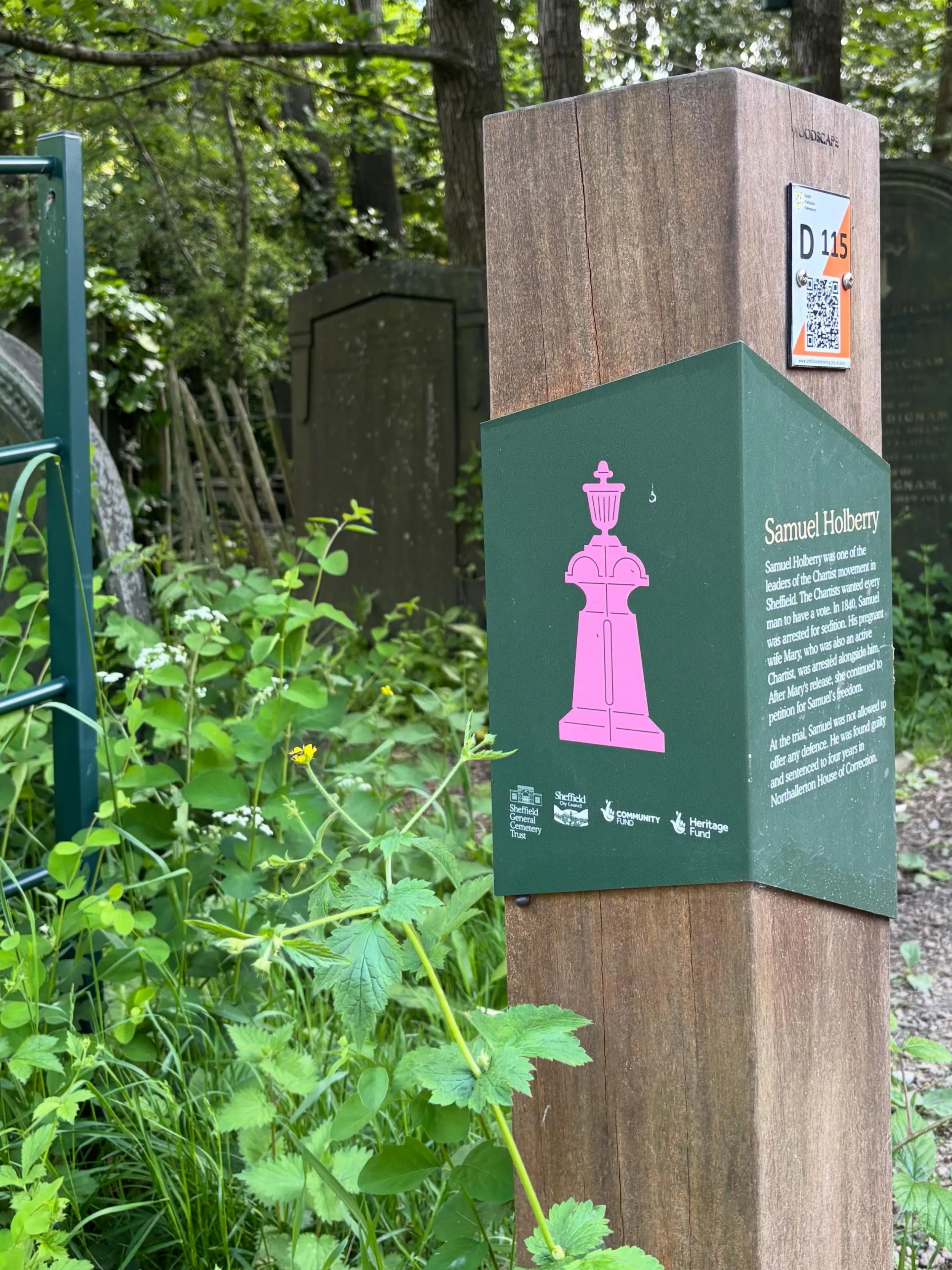 A lovely visit to @sheffieldgeneralcemeterytrust this morning, and fab to see the brand we created going strong. It&rsquo;s their 190th birthday this year and they&rsquo;ve got some great events lined up over half term, including a pop-up planetarium