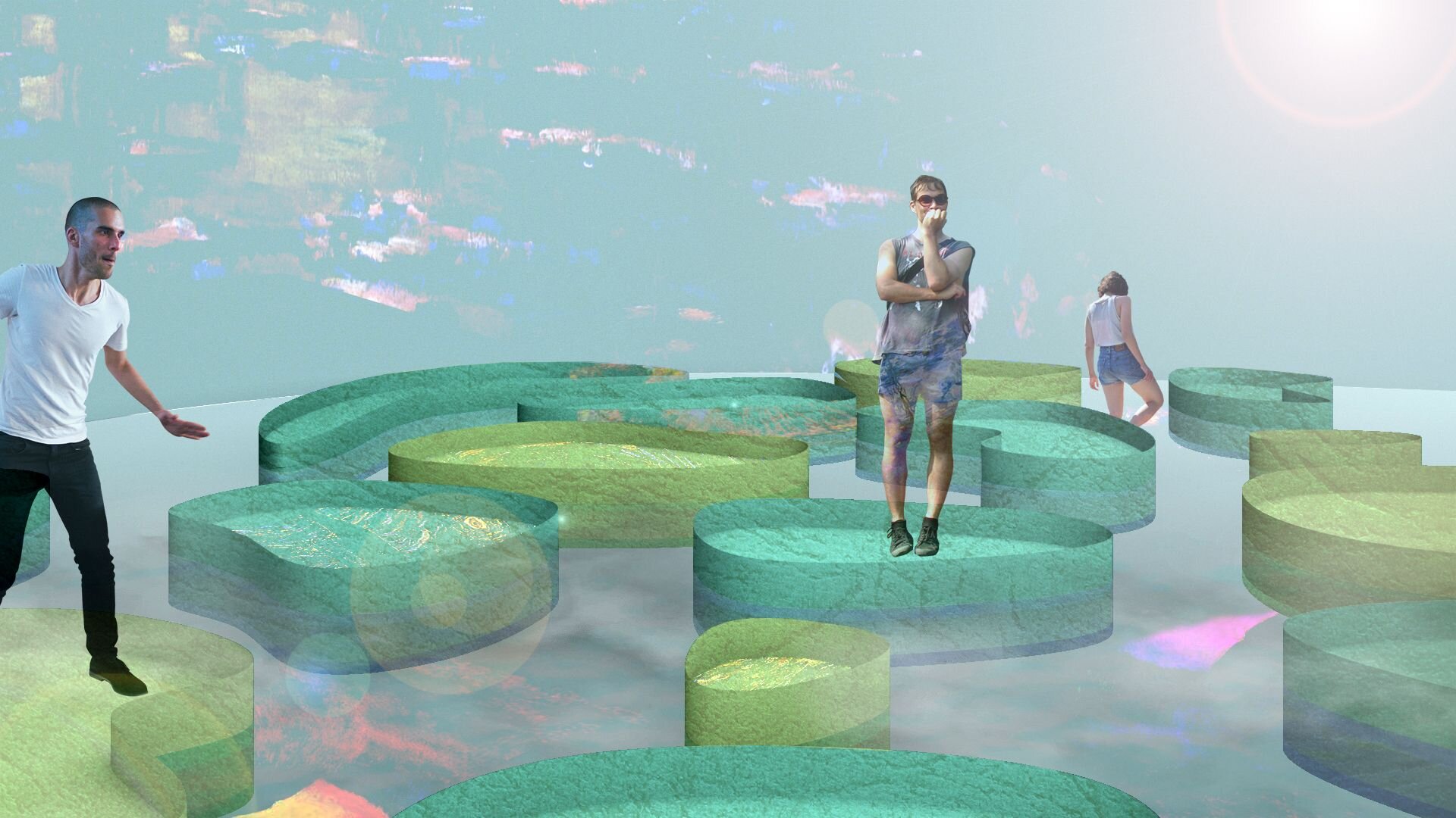 Lilypad Experience: Concept experience for an exhibition where the user is meant to experience the story of Thumbelina.