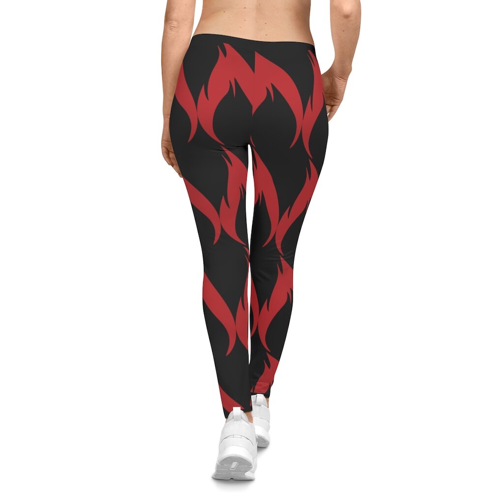 RHYS Flame Leggings (@waist) — Hot Red Smyrna Yoga