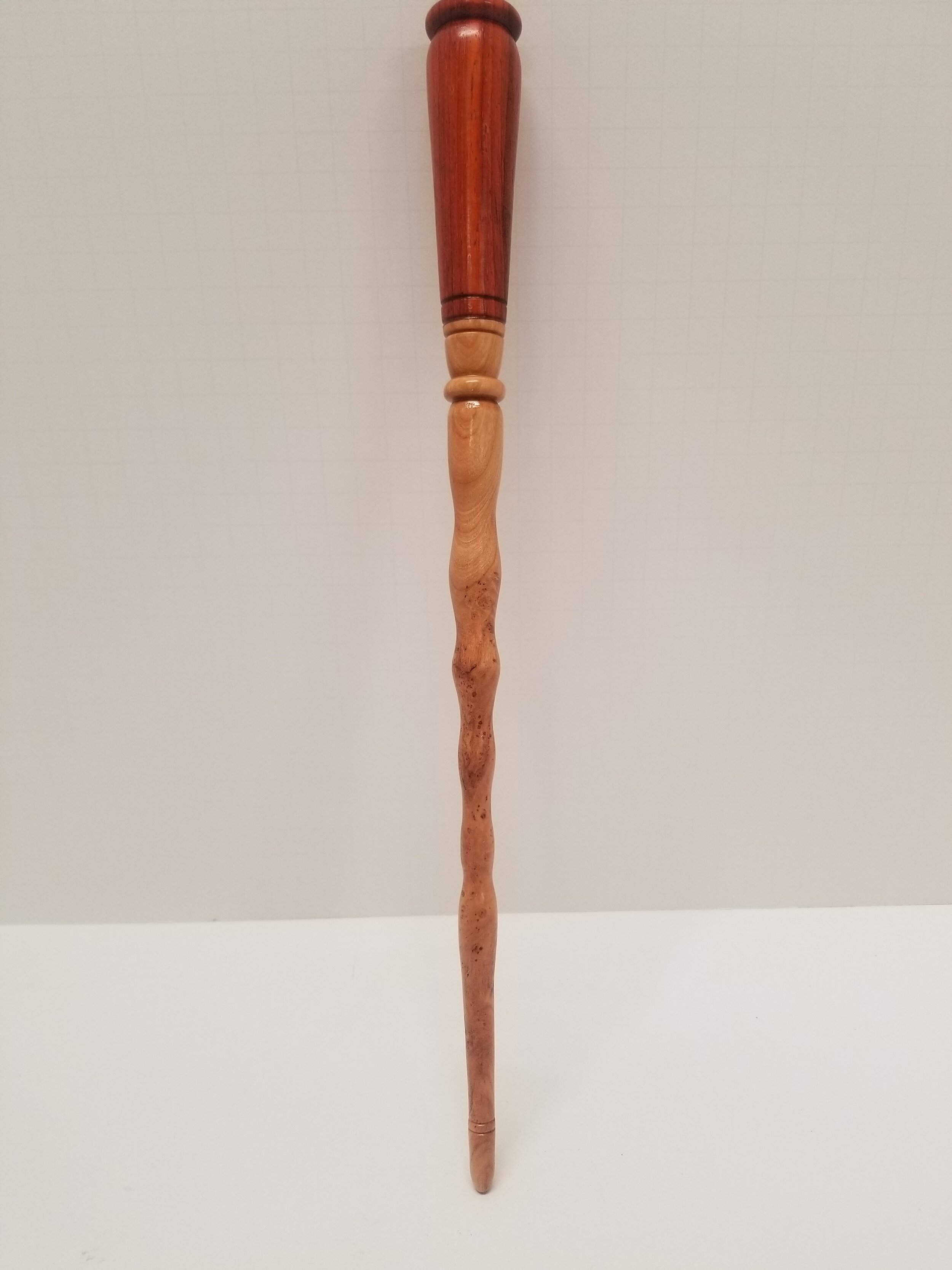 Cherry with Paduk Handle, W3, 15 in..jpg