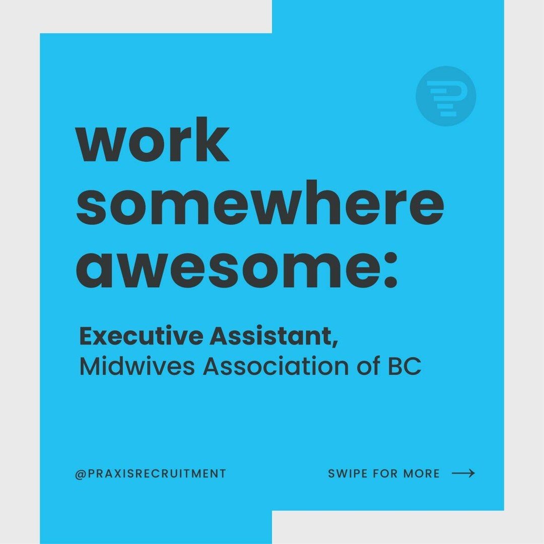 Work Somewhere Awesome! 
@bcmidwives is looking for their next Executive Assistant.

Are you a high energy individual with excellent interpersonal and communication skills? Do you have superior organization, prioritization, and critical thinking skil