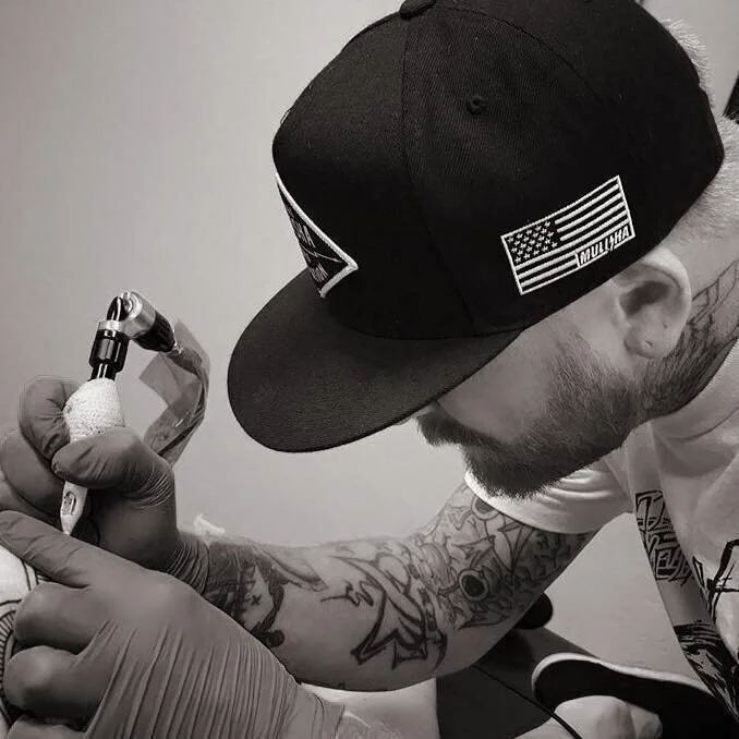 Tattoo artist Bryce Davis in Casa Grande Arizona