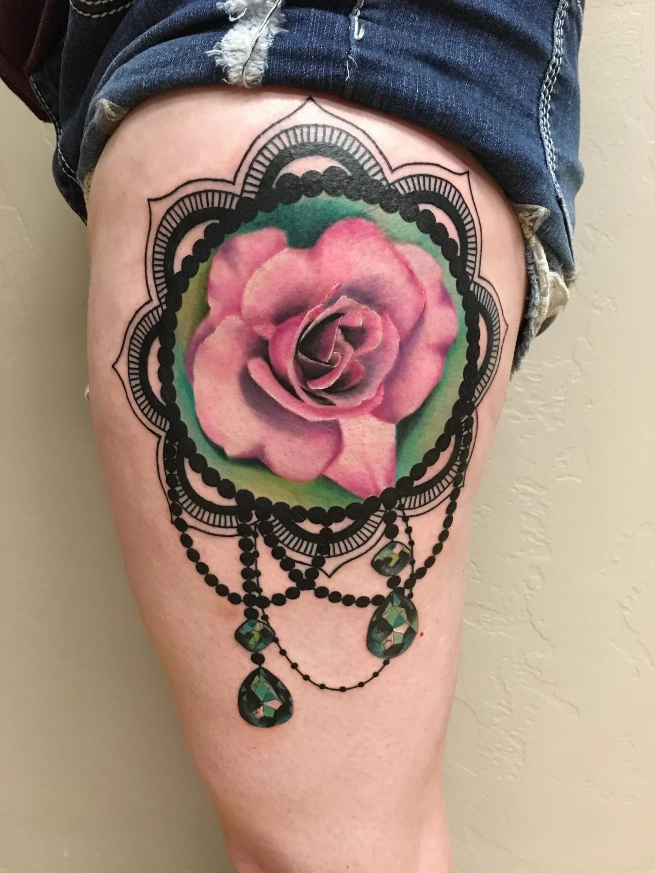 Custom tattoo artwork by Bryce Davis