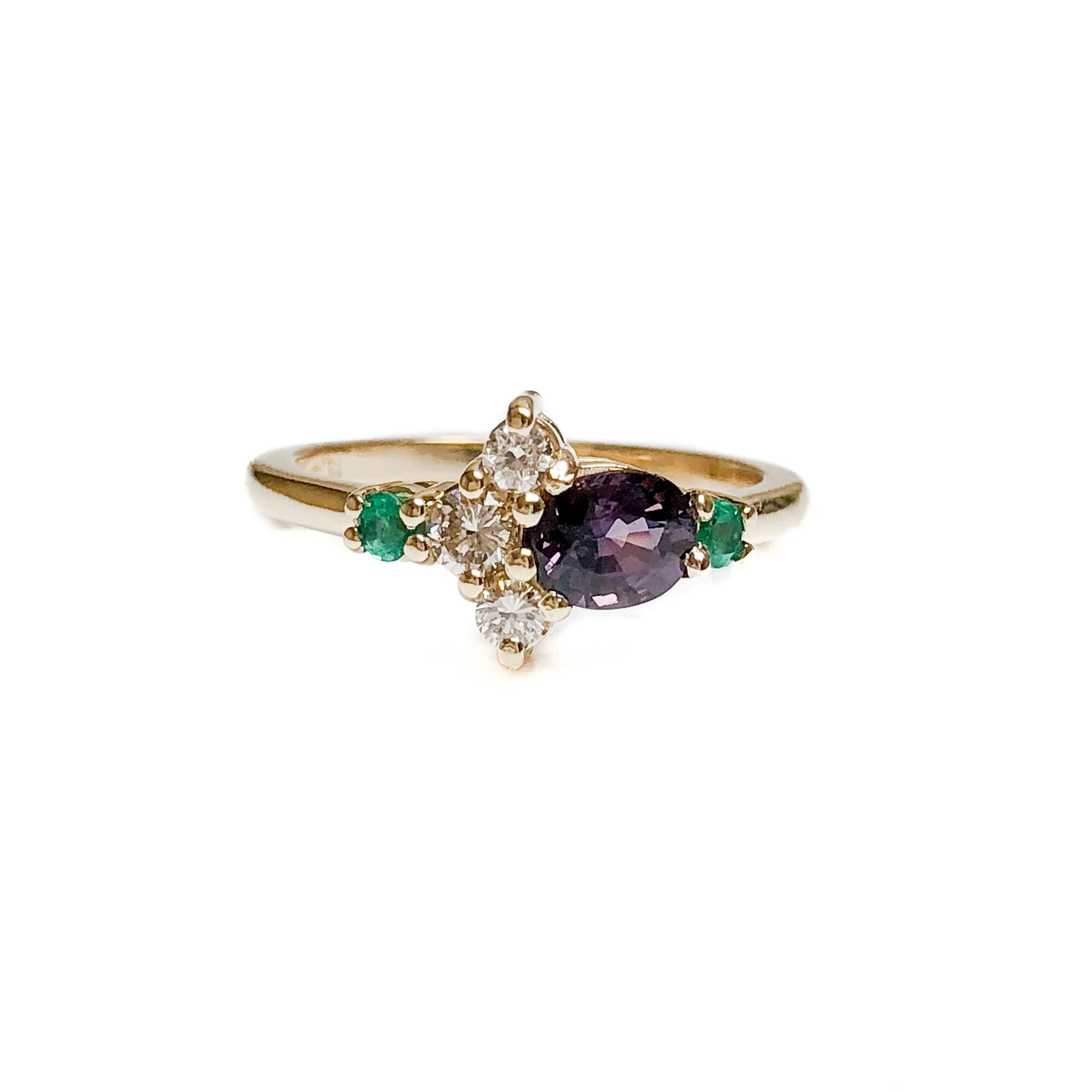 Alexandrite Cluster Ring