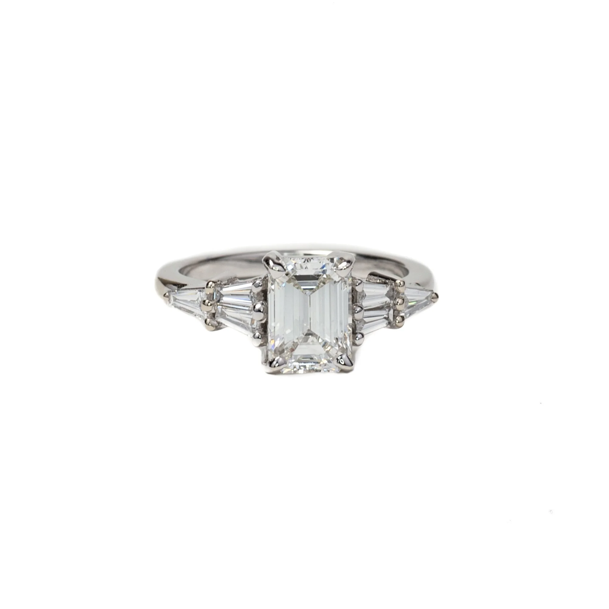 Emerald Cut Diamond Ring