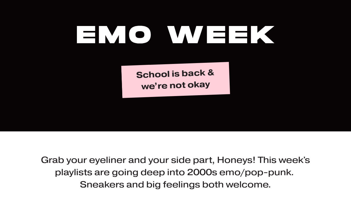 Emo Week is Coming!