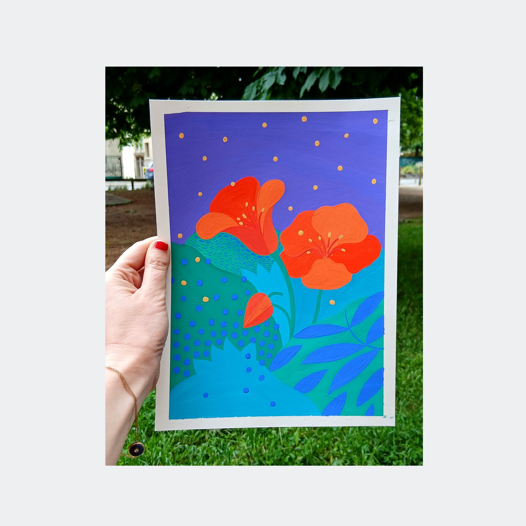 Original painting – Capucine