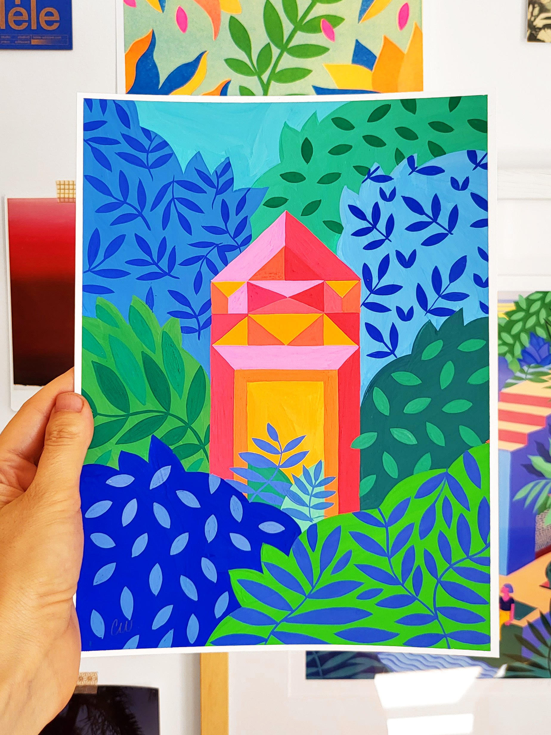 Original Painting — Le Château Rouge