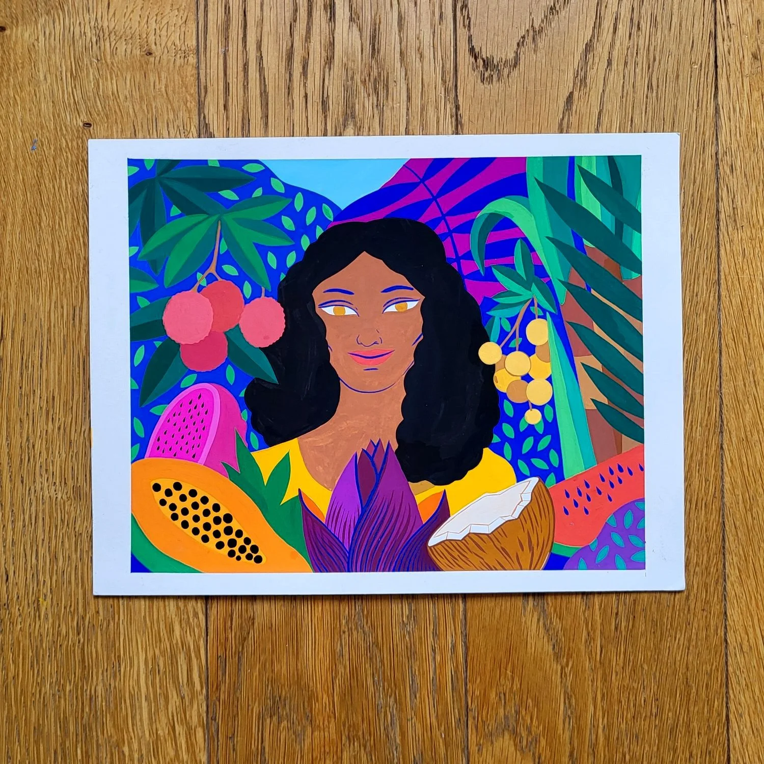 Original painting – Réunionnaise