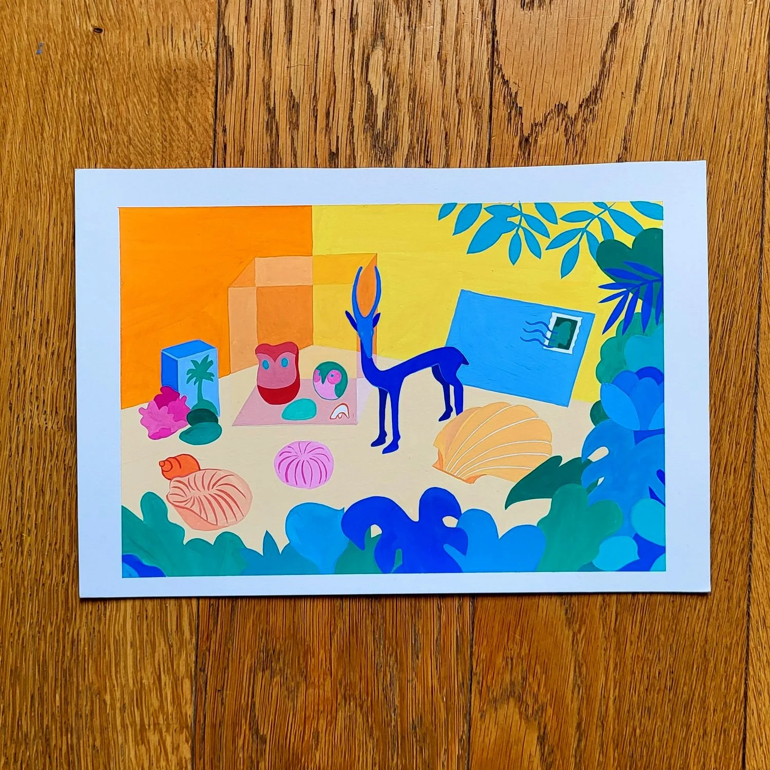 Original painting – The Postcard