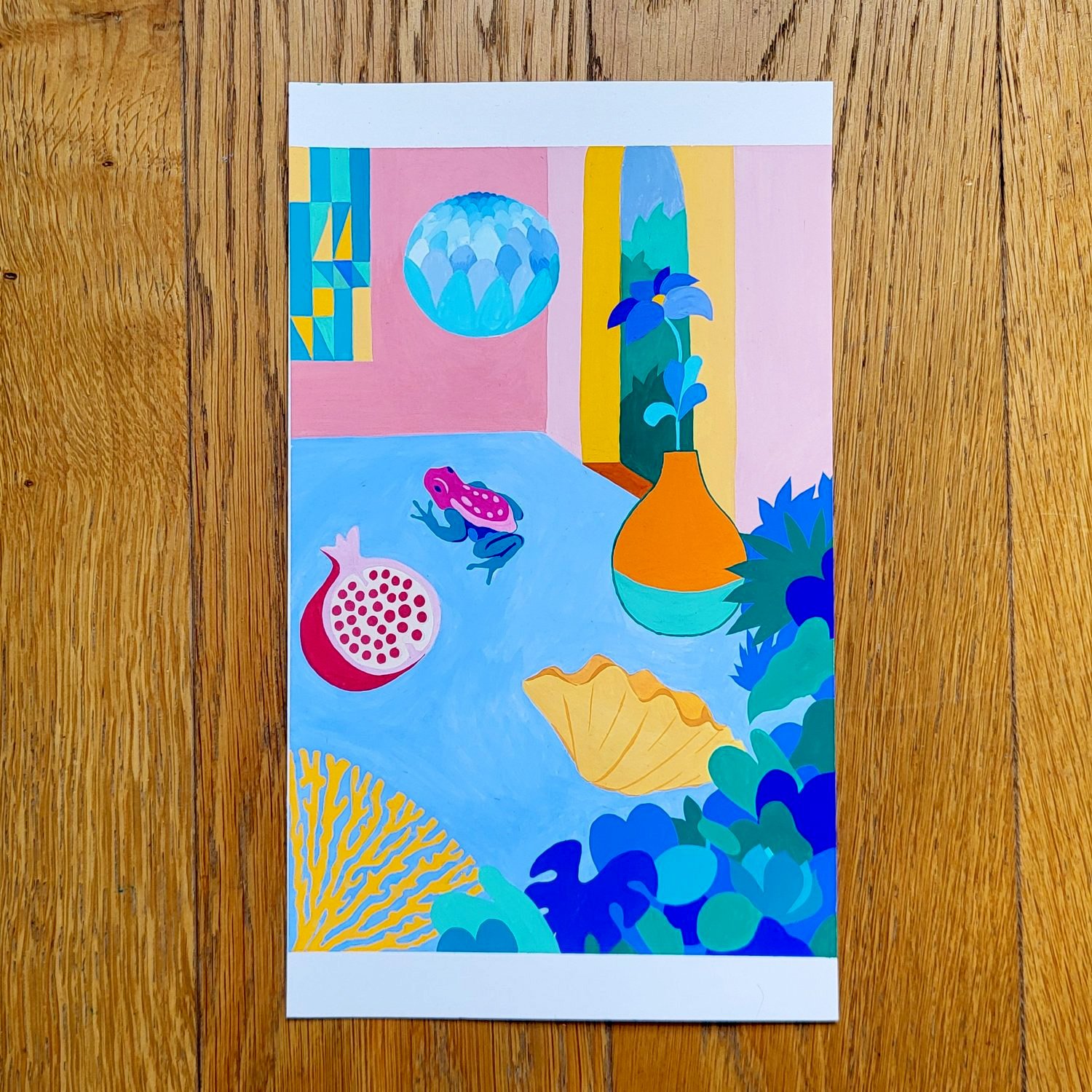 Original painting (17cm x 30cm) – La grenade