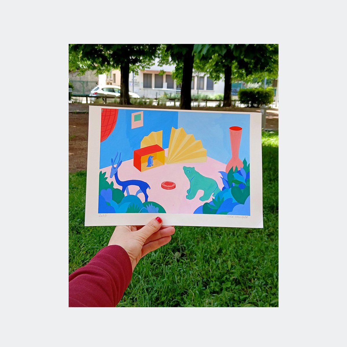 Original Painting : L'Ours