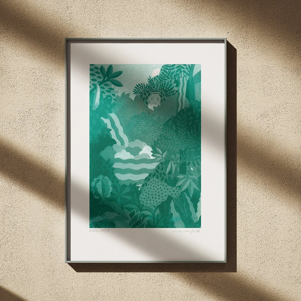 Screenprint — Waterfall