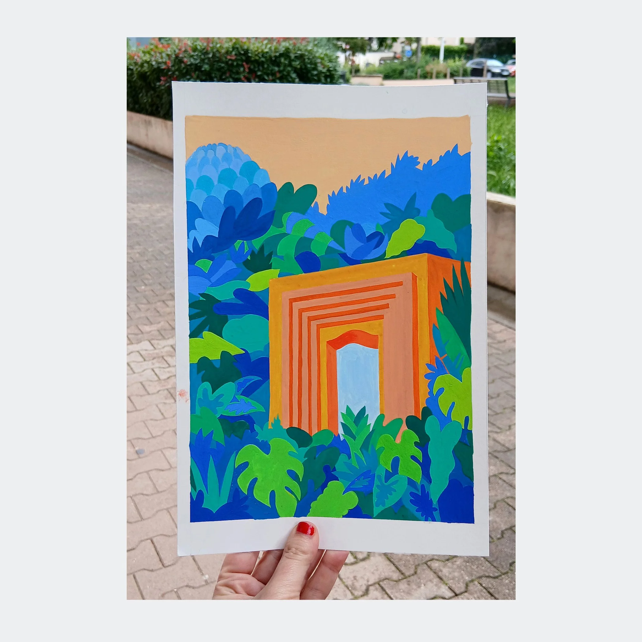 Original painting – Temple