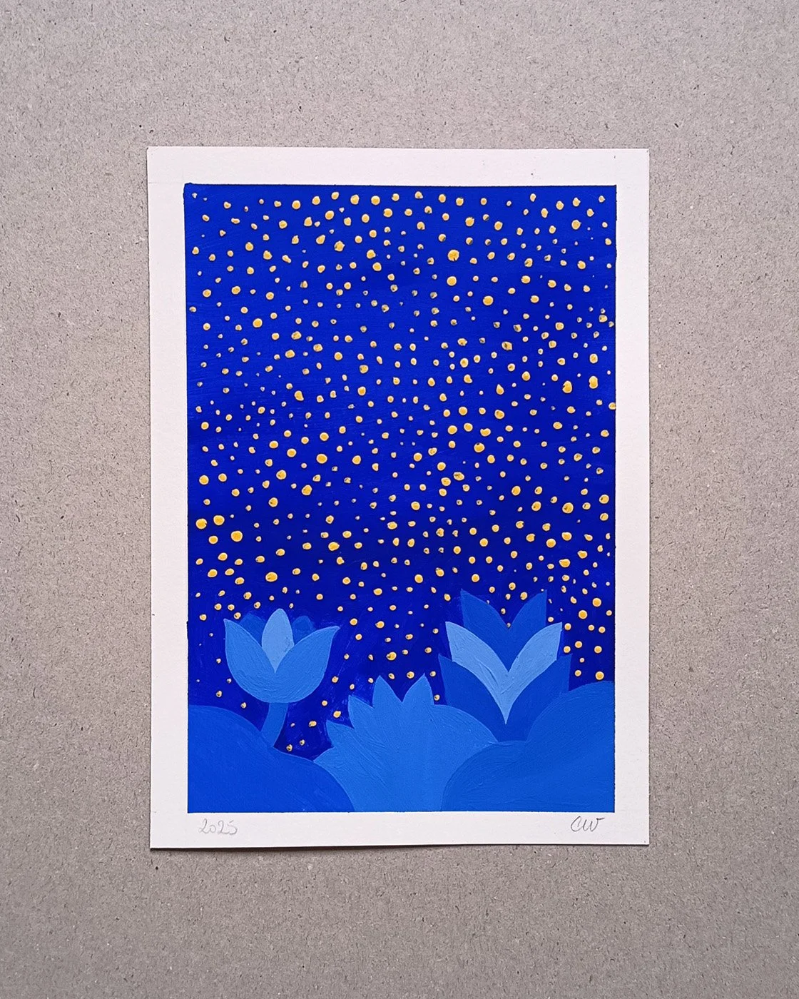 Original Painting A5 : Night / Night 3