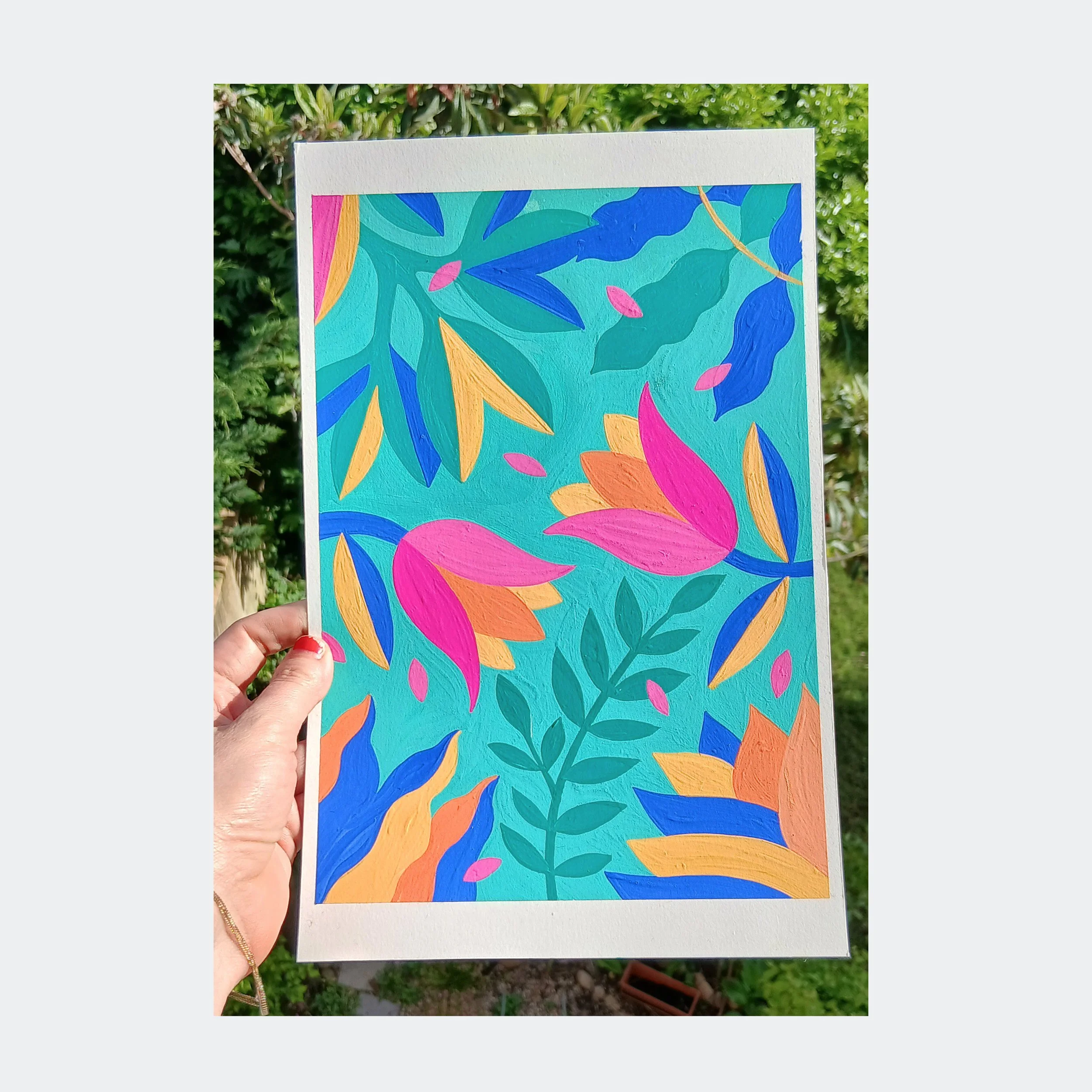 Original painting – Tulipes