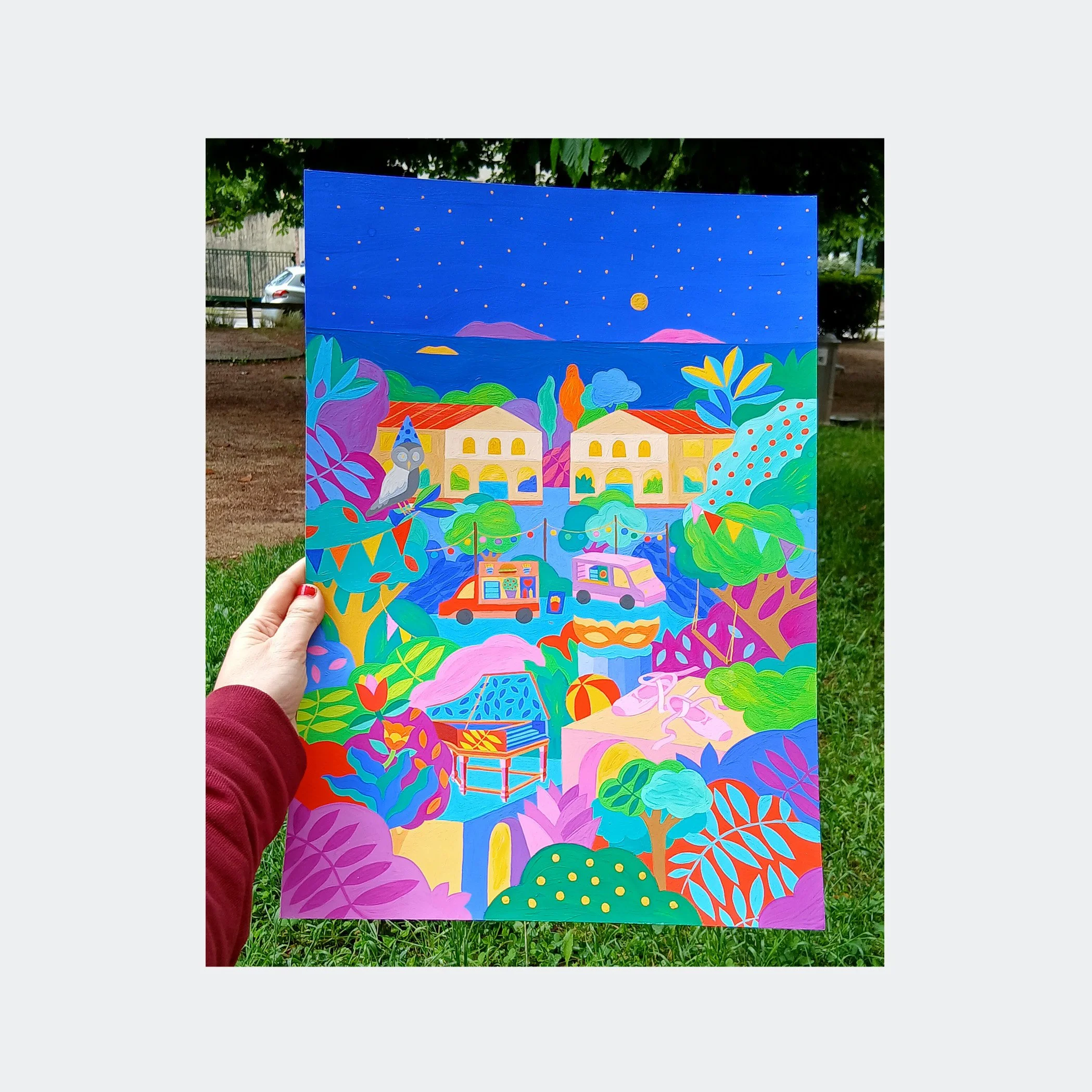 Original painting – Nuit des conservatoires (A3)