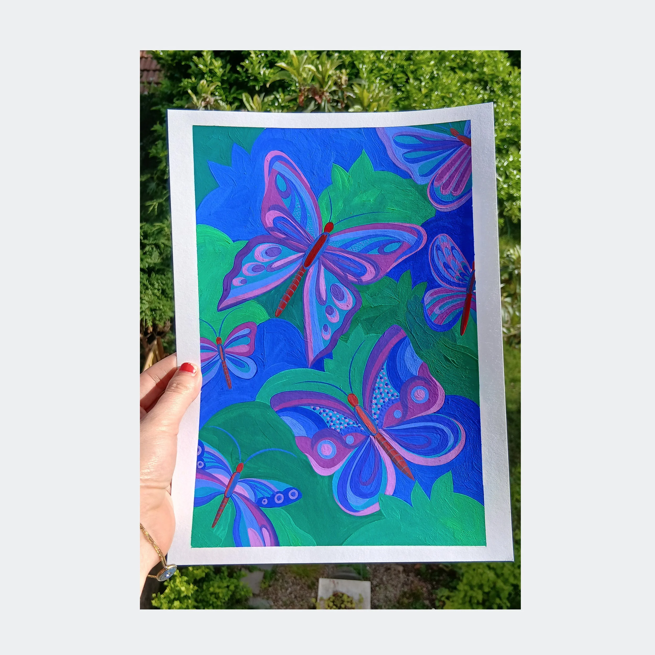 Original Painting A4 / Papillons