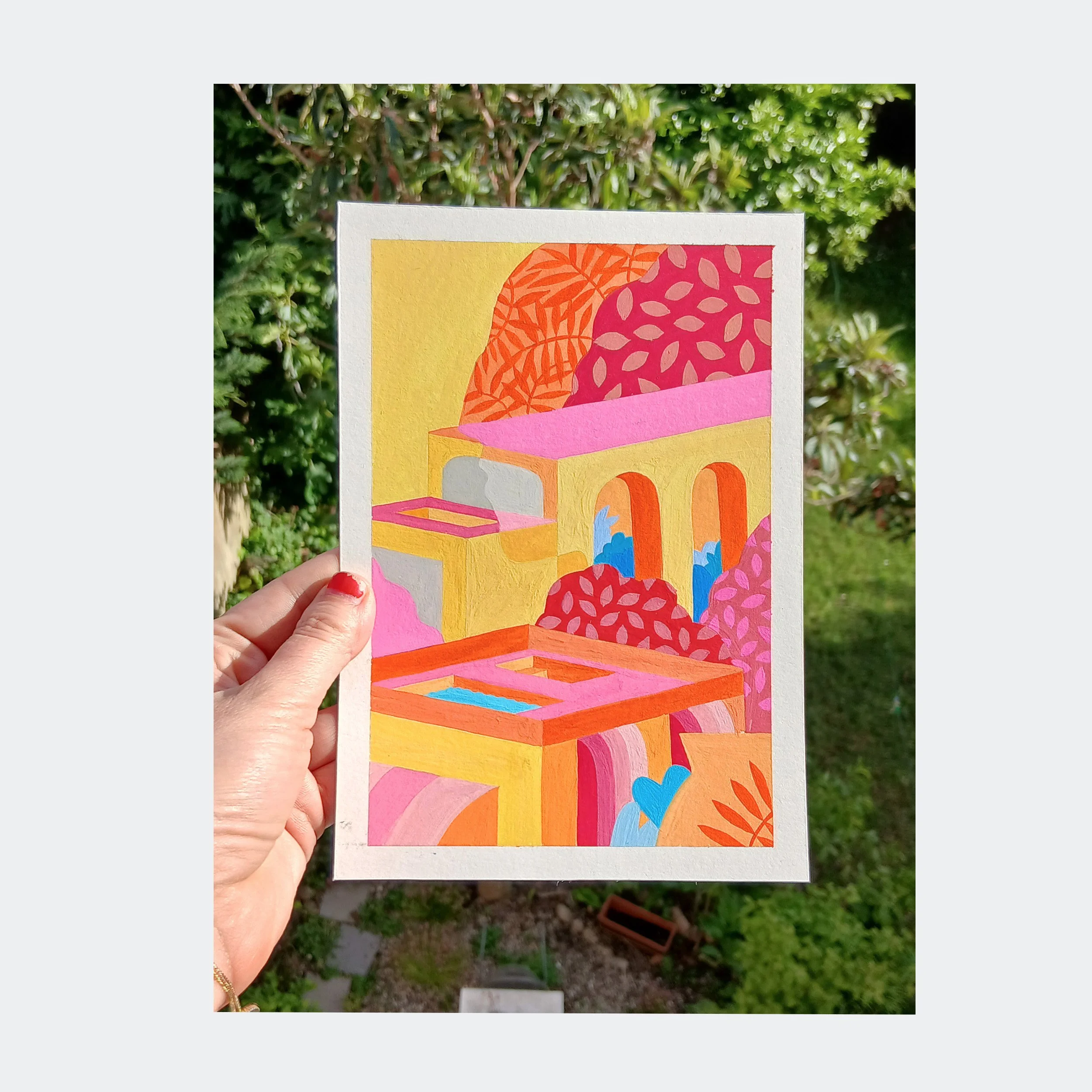 Original Painting : Heure Orange